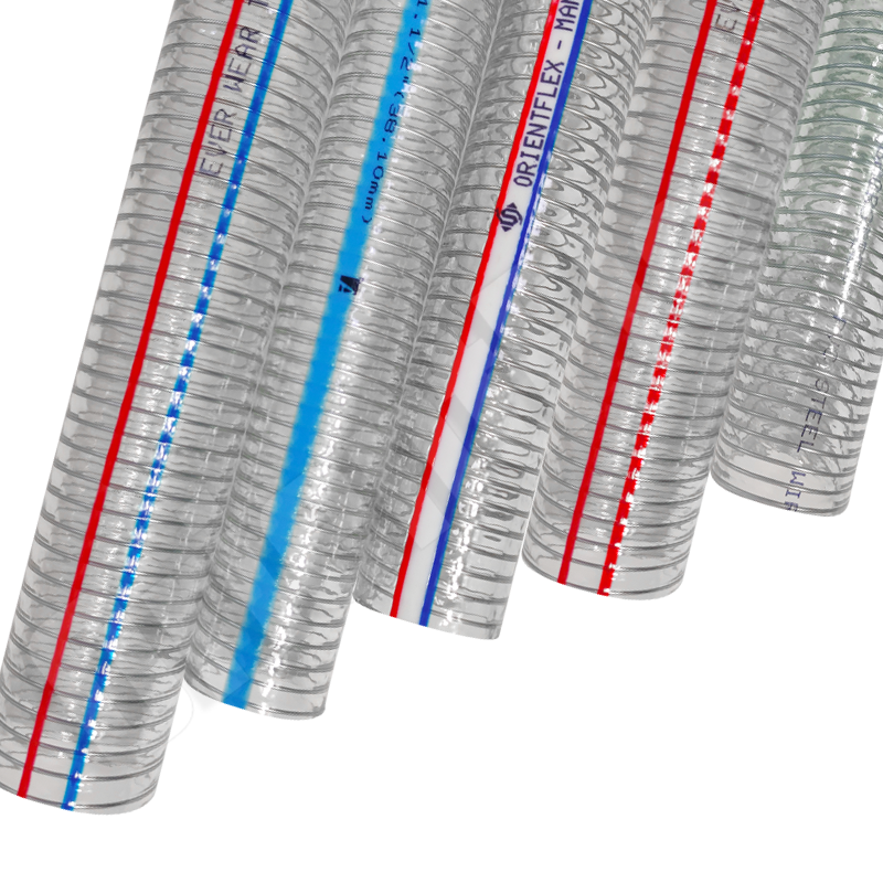 Custom PVC Steel Wire Hose High Pressure Resistant Reinforced Hose Supplier, Suppliers