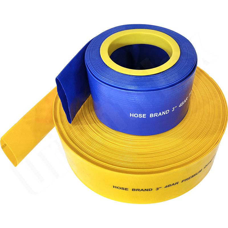 Custom PVC Layflat Hose Water Discharge Hose For Water Deliver And Agriculture Exporters, Companies