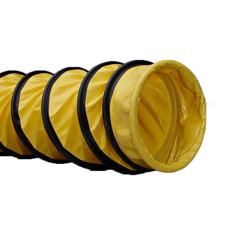 Custom Tunnel Ventilation Duct PVC Coated With Steel Wire Reinforce Manufacturer, Company