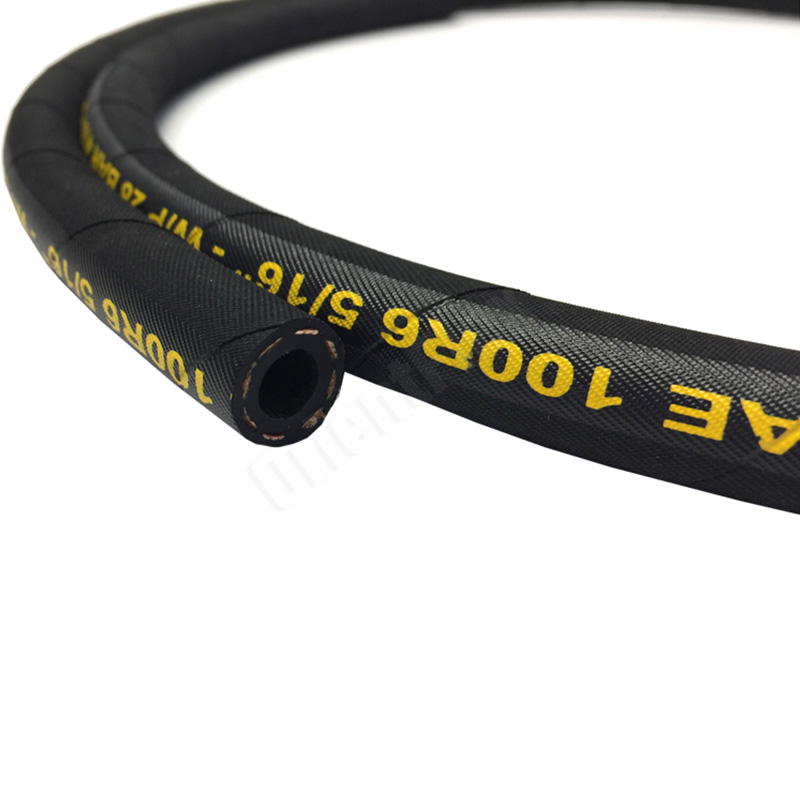 ODM SAE 100 R6 Textile Reinforced Hydraulic Hose Used for Low Pressure Applications Manufacturers, Exporter
