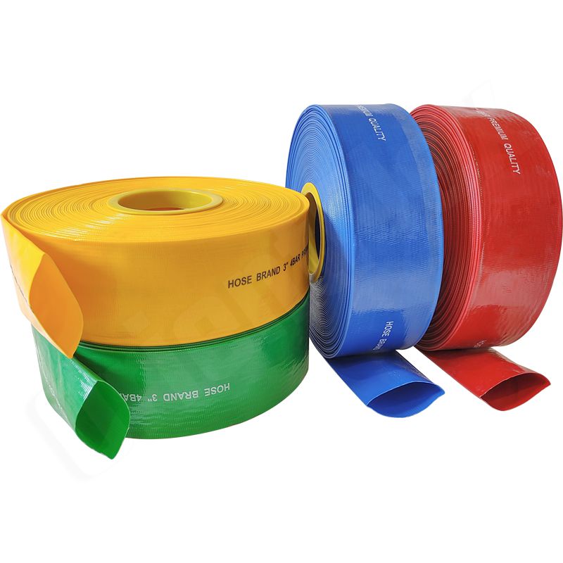Custom PVC Layflat Hose Water Discharge Hose For Water Deliver And Agriculture Exporters, Companies