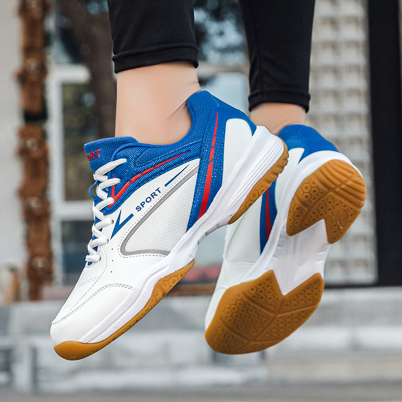 Ultra-Light Men's Women's Badminton Tennis Spring Volleyball Shoes Non-Slip Shock Absorption Breathable Features Summer Autumn