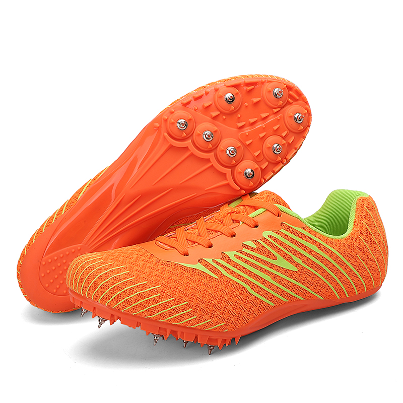 Wholesale New Design Factory Outlet Lightweight Breathable Mesh Durable Speed Distance Men's Women Running Spikes Shoes