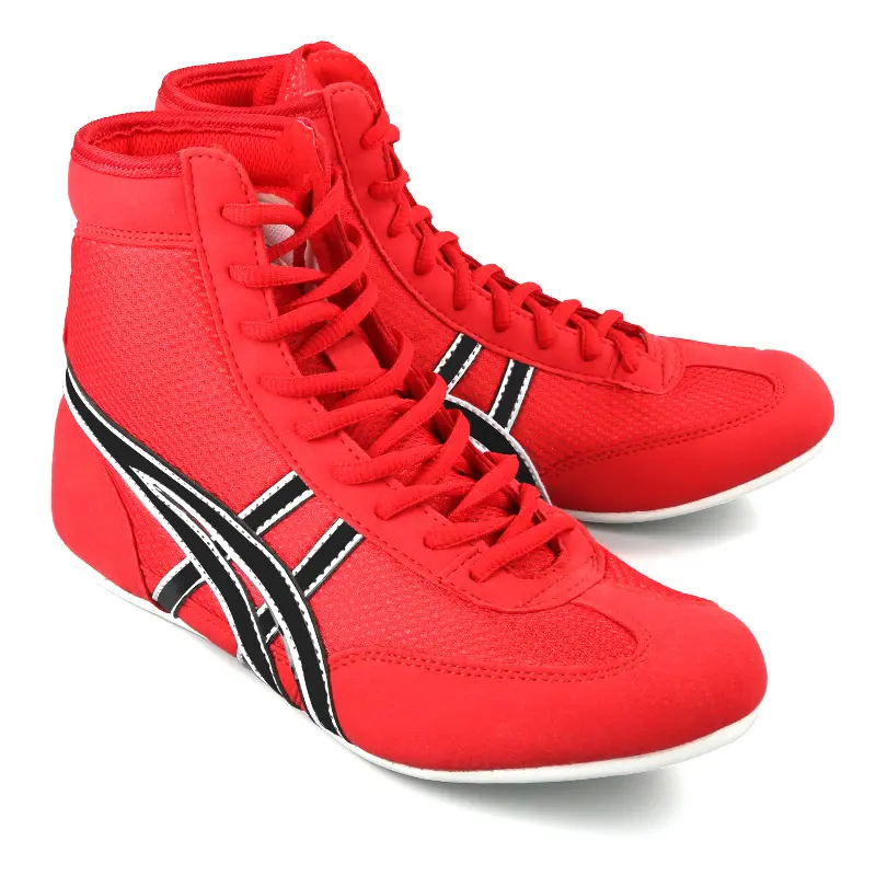 HSI Hot Selling Professional Men's Wrestling Shoes Custom Logo Lightweight Custom Colors Customized Upper Summer PVC
