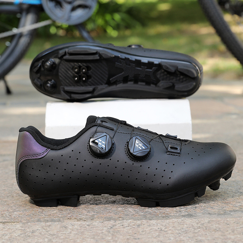 New Men's &amp; Women's Dynamic Unlocked Cycling Shoes Hard Bottom Road &amp; Mountain Bike Riding Shoes with Autumn Mesh Lining