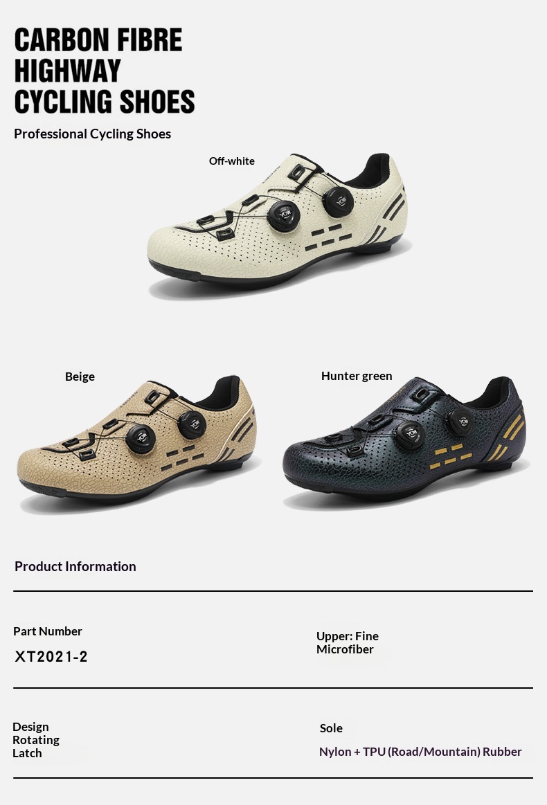 Road Cycling Shoes Bicycle Shoes Unisex Road Mountain Bike Lock Booster Hard Bottom Cycling Shoes Road Bike