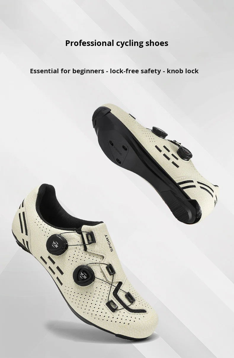 Road Cycling Shoes Bicycle Shoes Unisex Road Mountain Bike Lock Booster Hard Bottom Cycling Shoes Road Bike