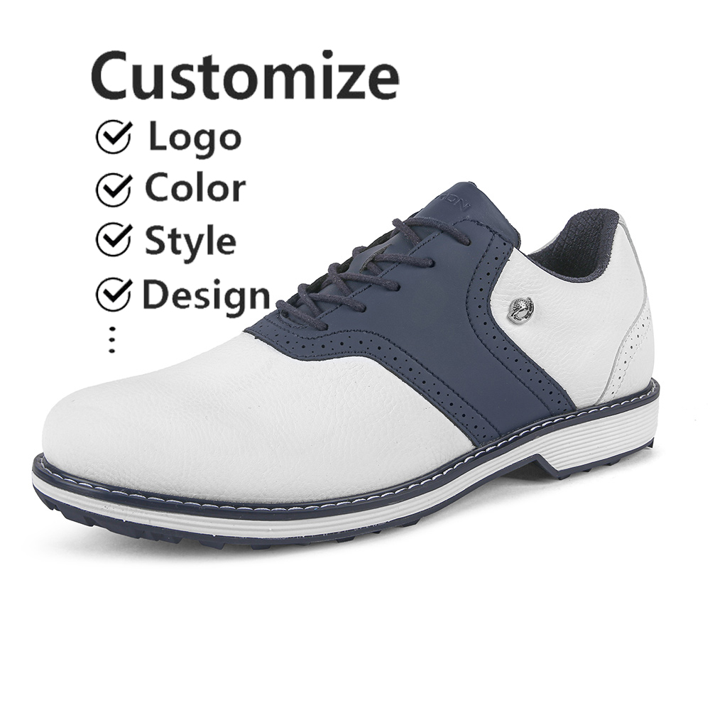 Custom Oem Water Proof Antiskid Stability Comfort Durability Grab the Nail Golf Shoes for Men