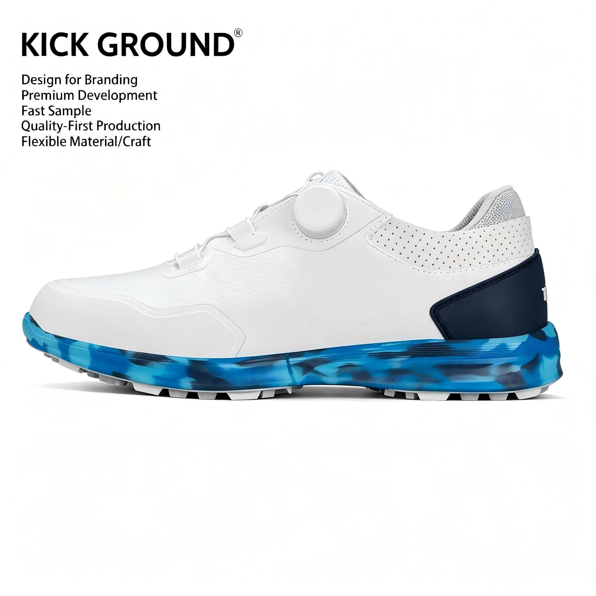 Unisex Professional Genuine Leather Golf Sneakers Breathable Lightweight Design Autumn/Winter Use Wholesale Summer Use