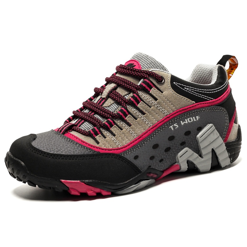 Lightweight Genuine Leather Hiking Shoes for Men Women Non-Slip Outdoor Sports Travel Wear-Resistant Climbing Autumn Winter