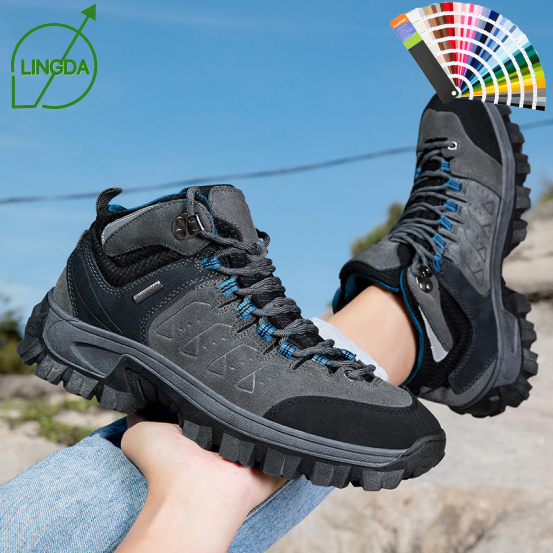 Winter and Autumn Hiking Shoes, Water-resistant Hiking Shoes, Men's Ultra-light Tactical Boots, Breathable, Anti-slip, Durable