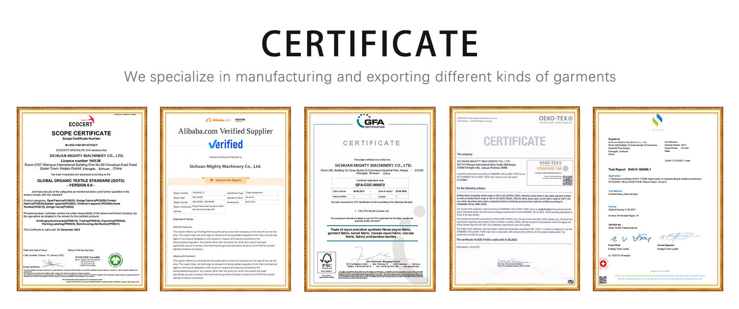 Certifications