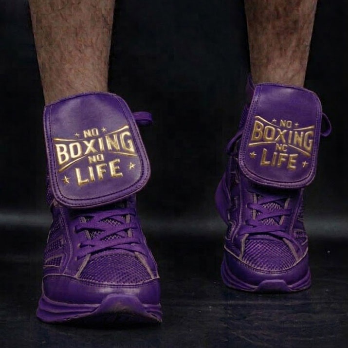 High-Quality Custom Adjustable Lightweight Breathable Slip-Resistant Boxing Shoes