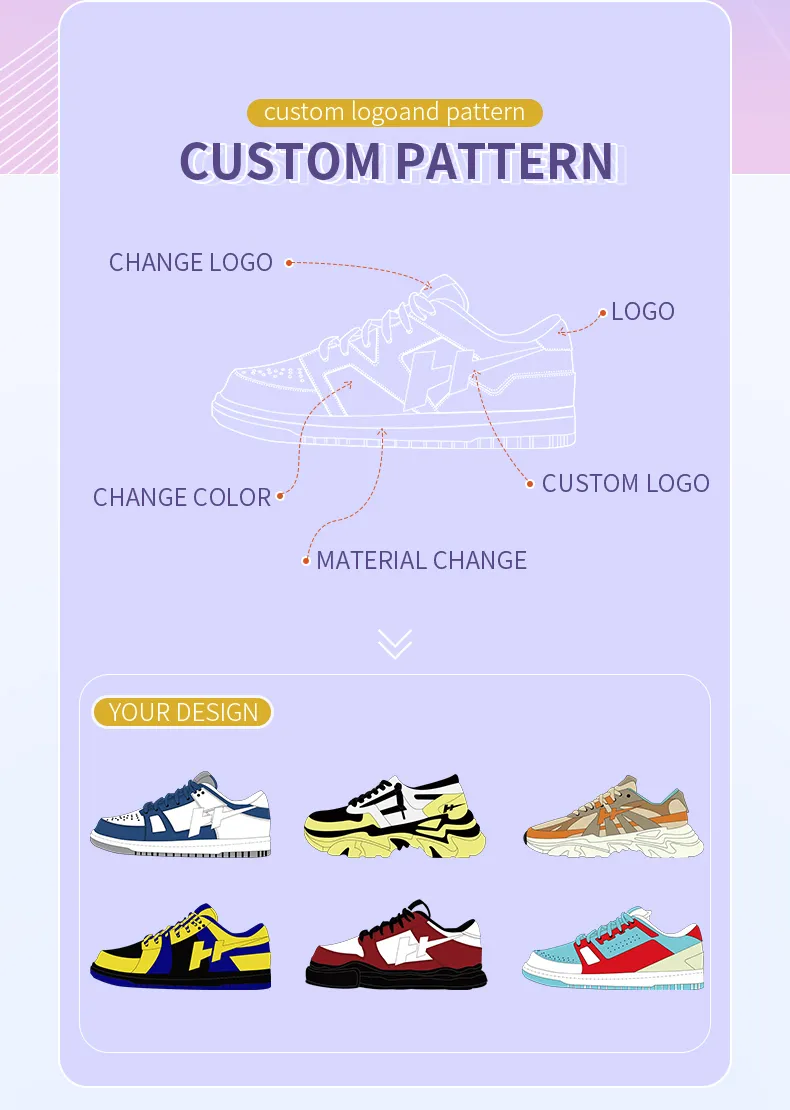 Men Custom Canvas Shoes Skateboarding Shoes