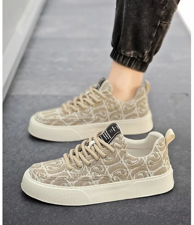 Classic Canvas Men's Shoes Comfort Detail