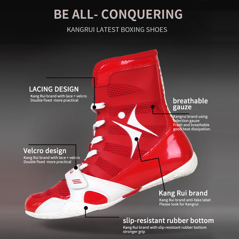 Lightweight and Breathable Comfortable Boxing Shoes with Best Quality and Price
