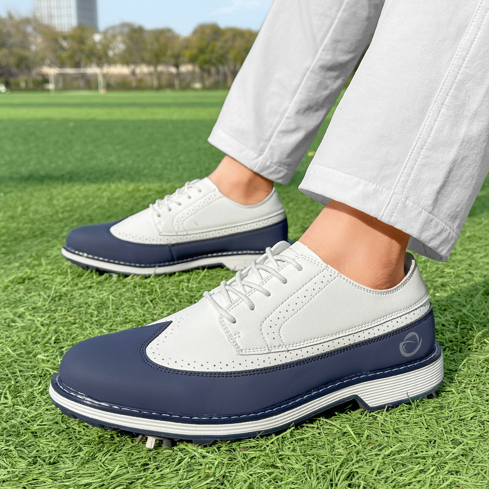 Factory Custom Oem Cheap Fashion Lightweight Stability Cushion Construction Soft Golf Shoes