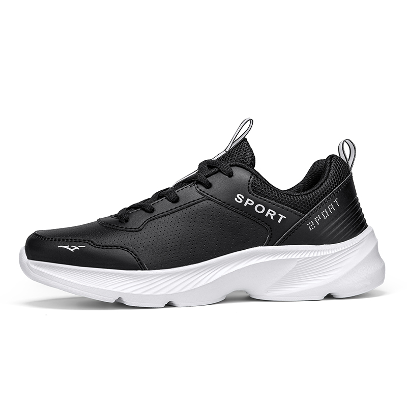 Women's Road Running Shoes Sneakers Track Trail Running Minimal Shoes PU Leather Athletic Low-Top Lace up Sport Light-Weight
