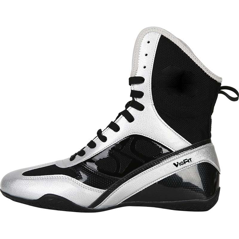 High Top Dry and Wet Non-slip Boxing Shoes Shock Absorbing Fighting Shoes Four Seasons Universal Adult Boxing Training Supplies