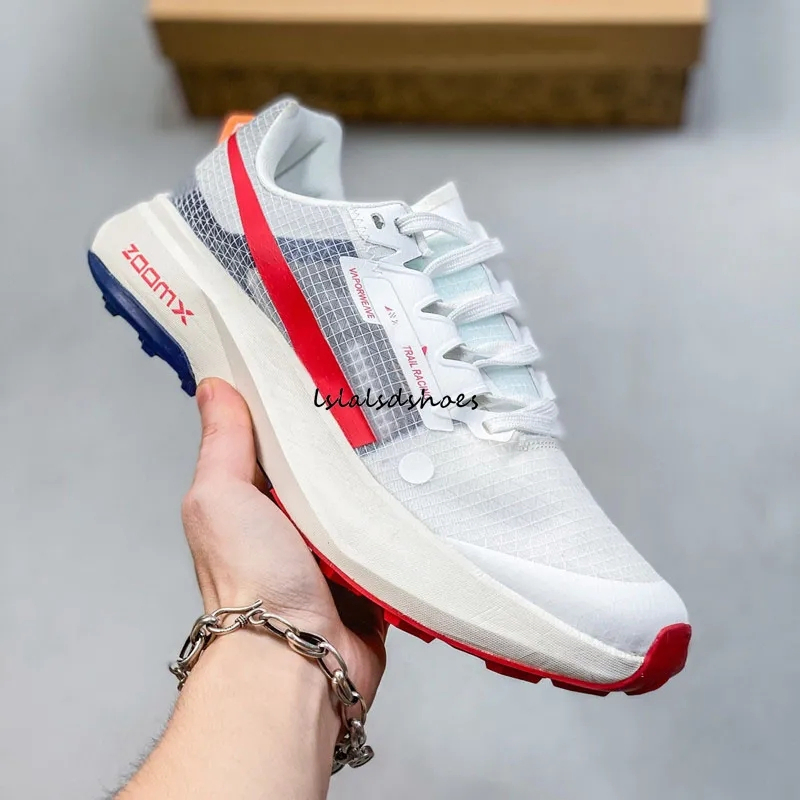 Zoo Ultrafly Trail Running Shoes Prototype Pale Ivory Total Orange Men Women Sports Low Sneakers Replicas Shoes Replica Online Store