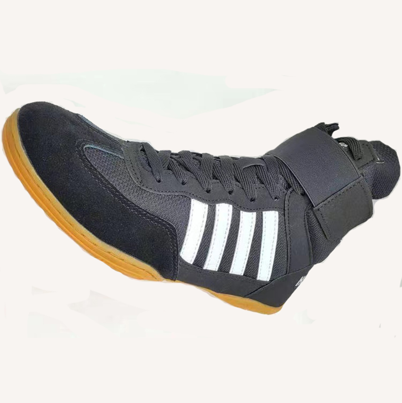 Hot Sale Factory Made Professional Custom Breathable Boxing Shoes High-top Wrestling Shoes