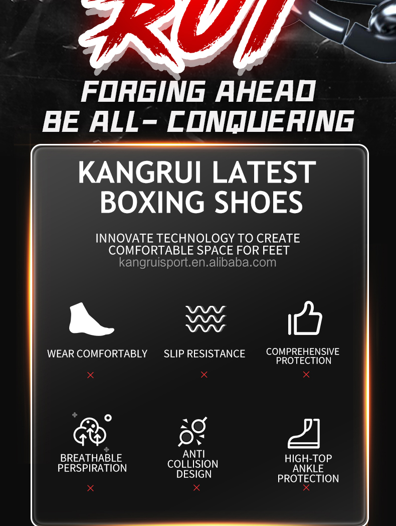 Breathable Boxing Footwear profile