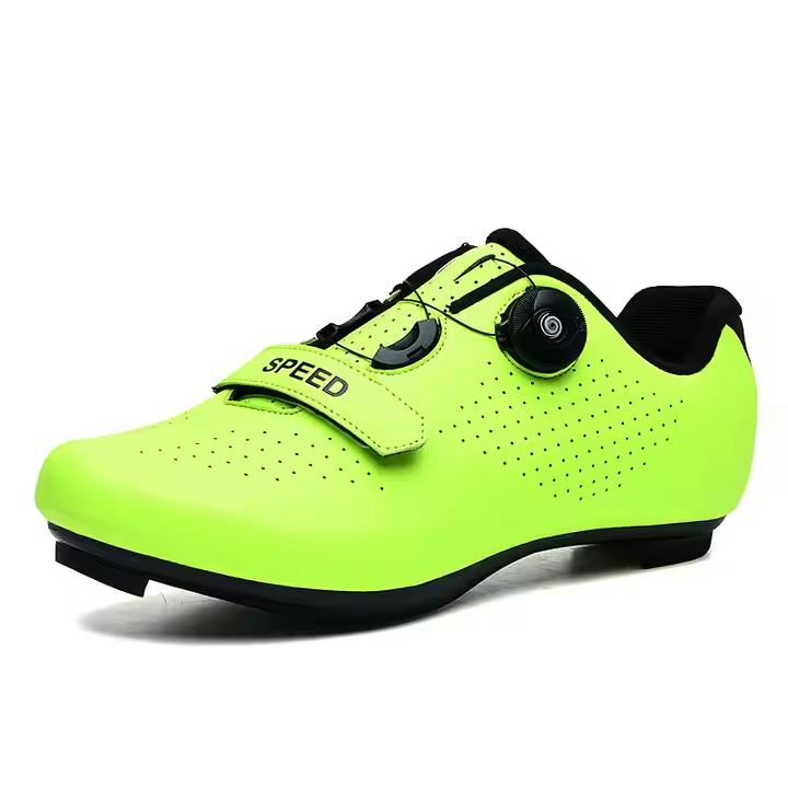 Men's Breathable Road Cycling Shoes with Secure Locking System Bicycle Footwear for Outdoor Riding