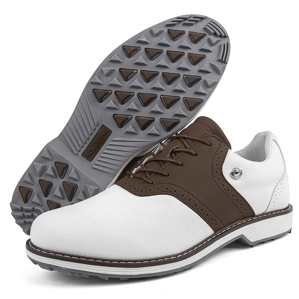 Factory Direct Customizable Wholesale Men's Golf Shoes Business Casual Summer Autumn Comfortable Waterproof Rubber
