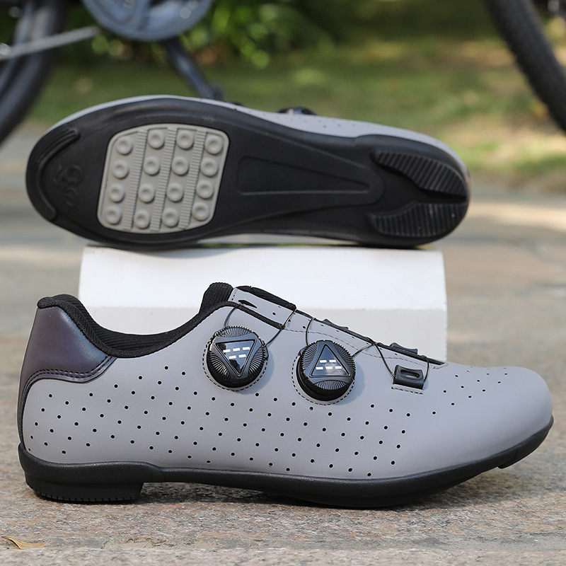 New Men's &amp; Women's Dynamic Unlocked Cycling Shoes Hard Bottom Road &amp; Mountain Bike Riding Shoes with Autumn Mesh Lining