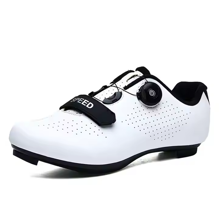 Men's Breathable Road Cycling Shoes with Secure Locking System Bicycle Footwear for Outdoor Riding