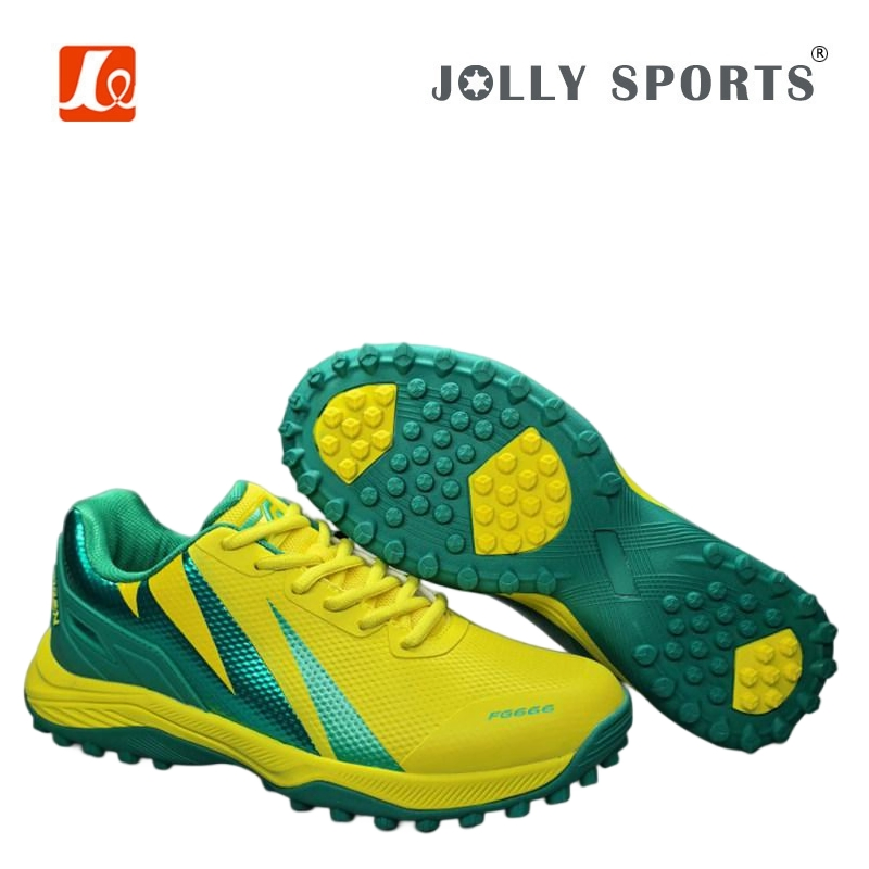 Men Professional Cricket Shoes with Rubber Studs, Breathable Anti Slip Cricket Shoe, Training Sports Sneakers OEM Wholesale
