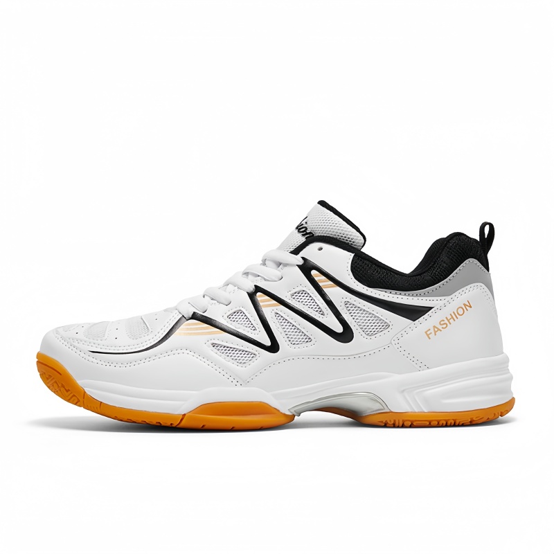 Custom Mesh Lace-up Anti-Slip Tendon Outsole Training Table Tennis &amp; Badminton Shoes Plus Size 48 Volleyball Shoes