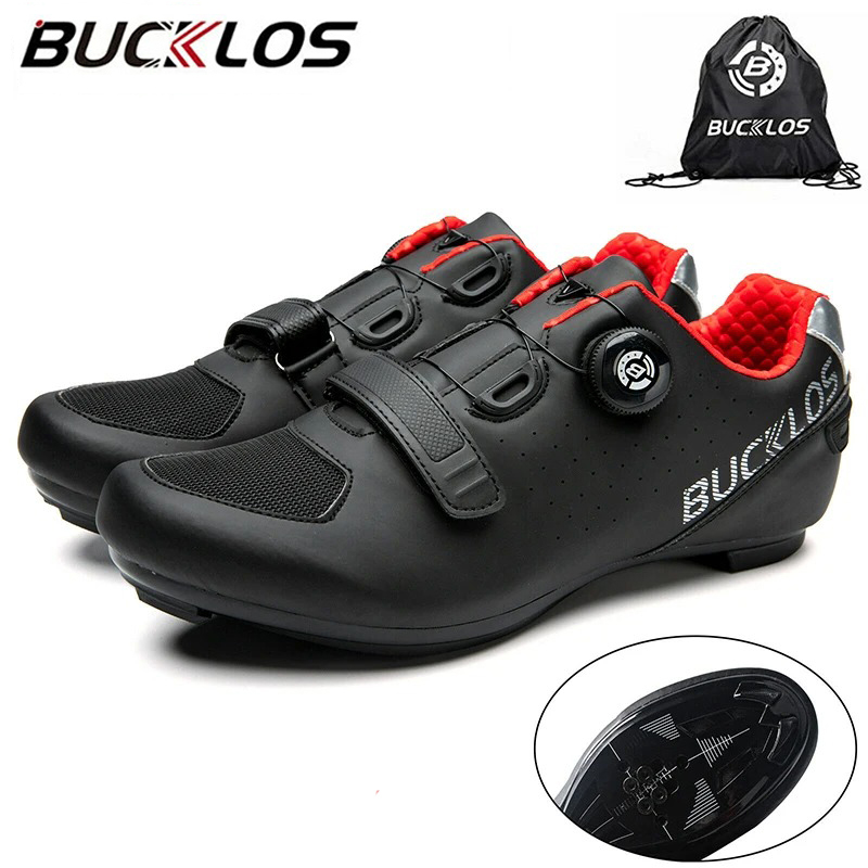 BUCKLOS Men's and Women's Road Cycling Shoes, Outdoor and Indoor Cycling Shoes, Compatible with Special Bottom Breathable Rotati