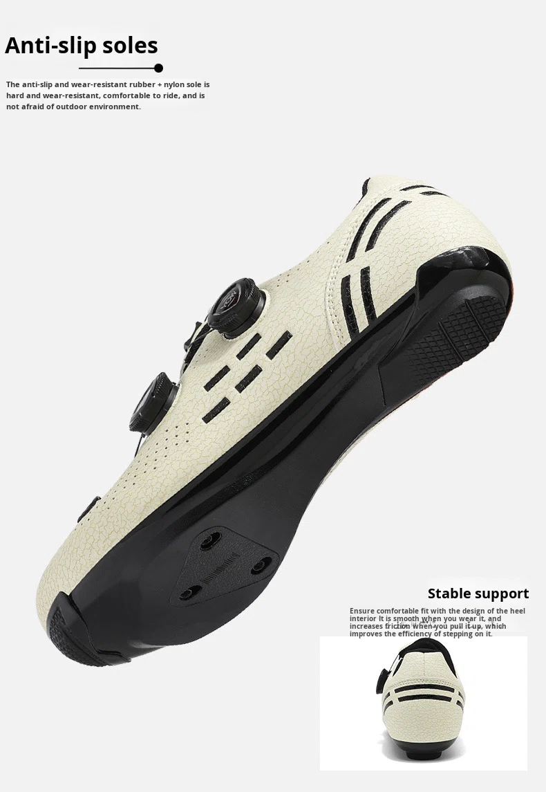 Road Cycling Shoes Bicycle Shoes Unisex Road Mountain Bike Lock Booster Hard Bottom Cycling Shoes Road Bike