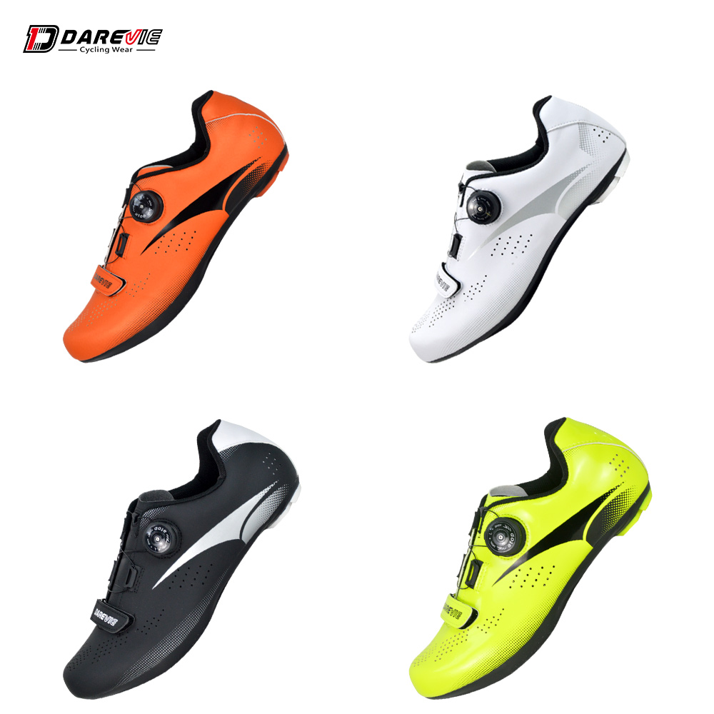 Darevie Manufacturer 4 Colors Cycling Road Bike Shoes Breathability Bicycle Bike Cycling Shoes Unisex