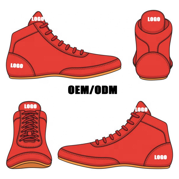 Design Your Own Wrestling Shoes Professional Manufacturer OEM Make Customized Training Boxing Shoes