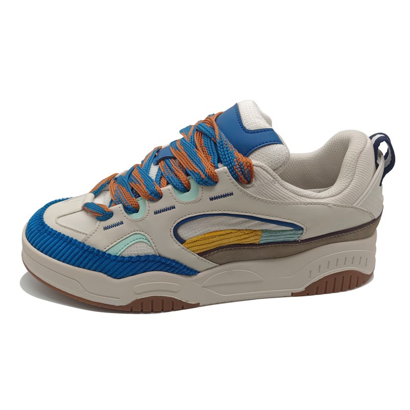 Fashion Skateboard Casual Shoes Thick Sole Skating Stylish Skateboarding Shoes