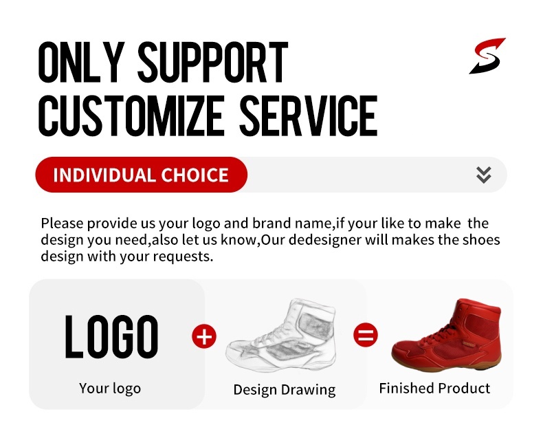 Unisex High Quality Mesh Non-slip Wrestling Shoes Customizable Size & Logo Stylish and Wear-resistant for Summer/Winter Use