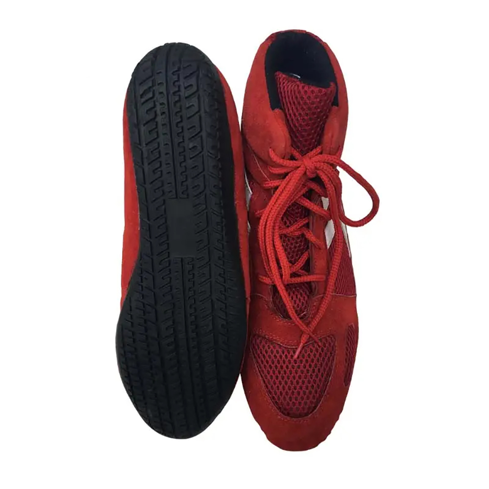Professional Boxing Shoes Lightweight Athletic Footwear Lace-Up Closure Flexible Design for Training Competition Customizable