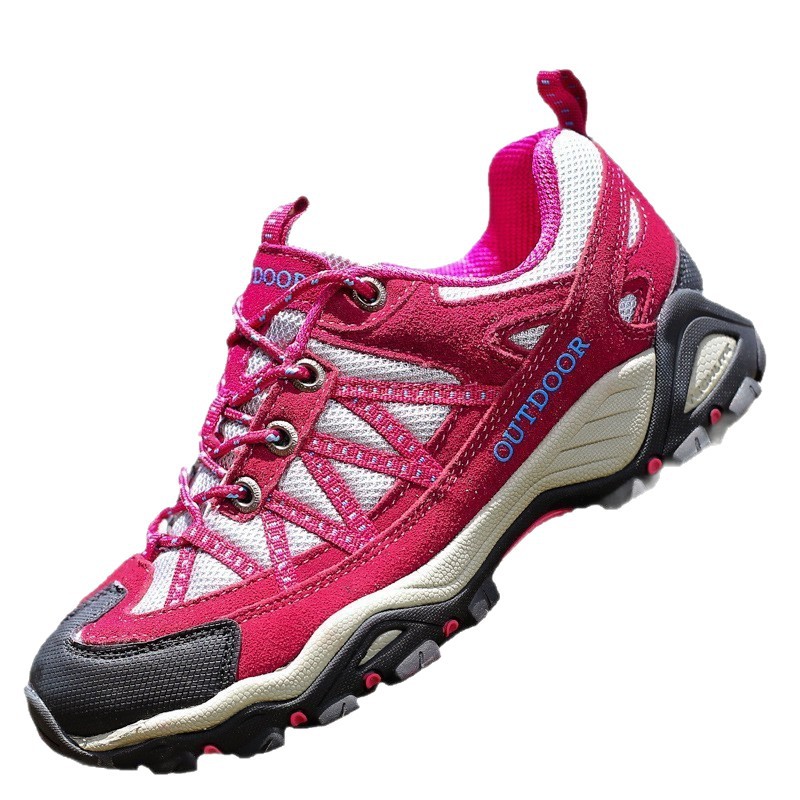 Outdoor Hiking Shoes Unisex Waterproof Non-Slip Cross-Country Lightweight Cushioning Breathable Mesh Phylon Midsole