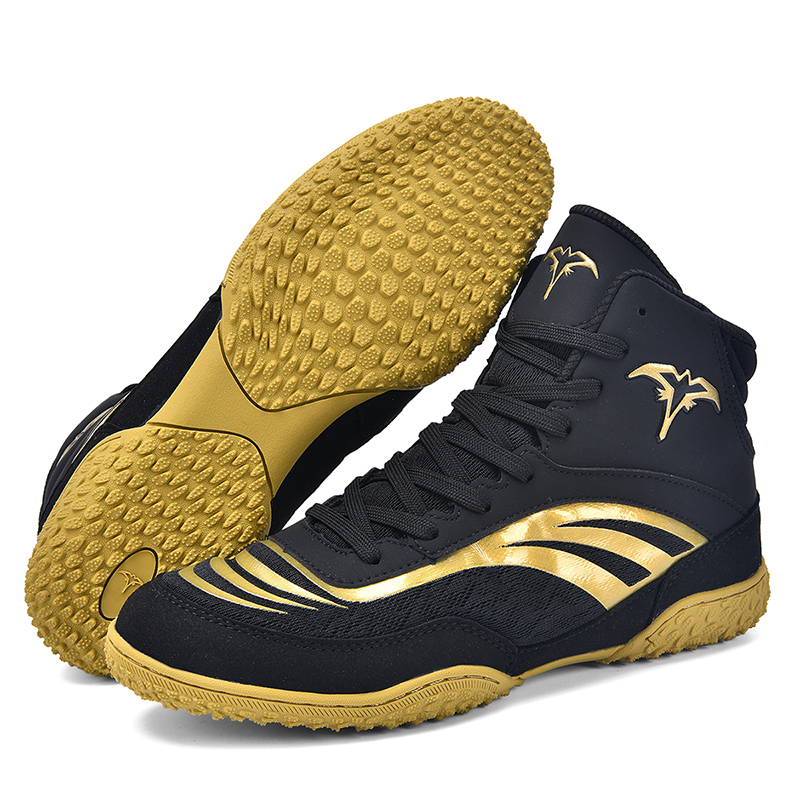 Coexistence 2026 Custom Logo Professional Combat Weightlifting Boxing Boots Wrestling Shoes Mesh Men