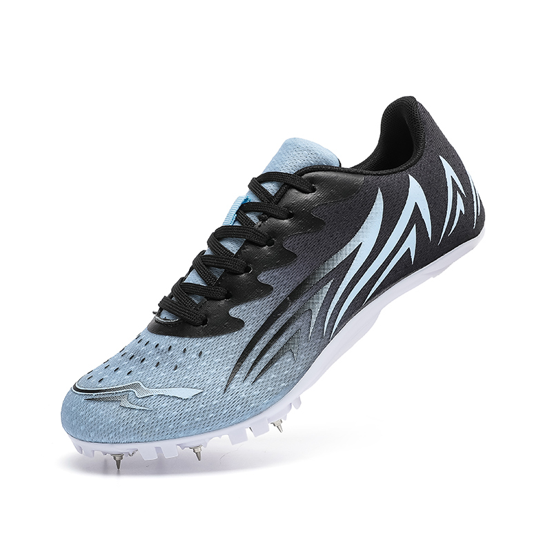 Wholesale Factory Custom Competition Training Anti-Skid Light Weight PVC Racing Running Flexible Track and Field Spikes Cleats