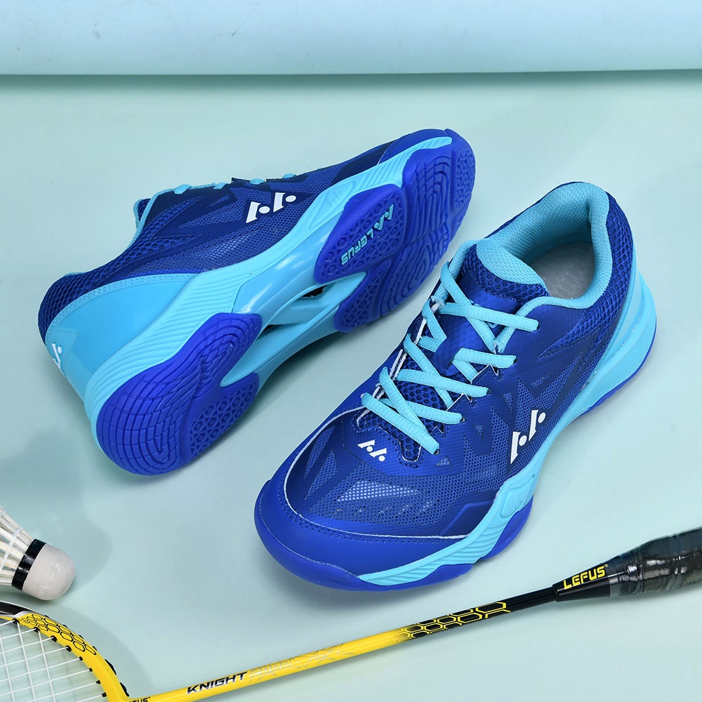 Men's Women's Non-Slip Breathable Badminton Volleyball Sports Shoes Shock-Absorption for Students for Autumn Season Mesh Lining