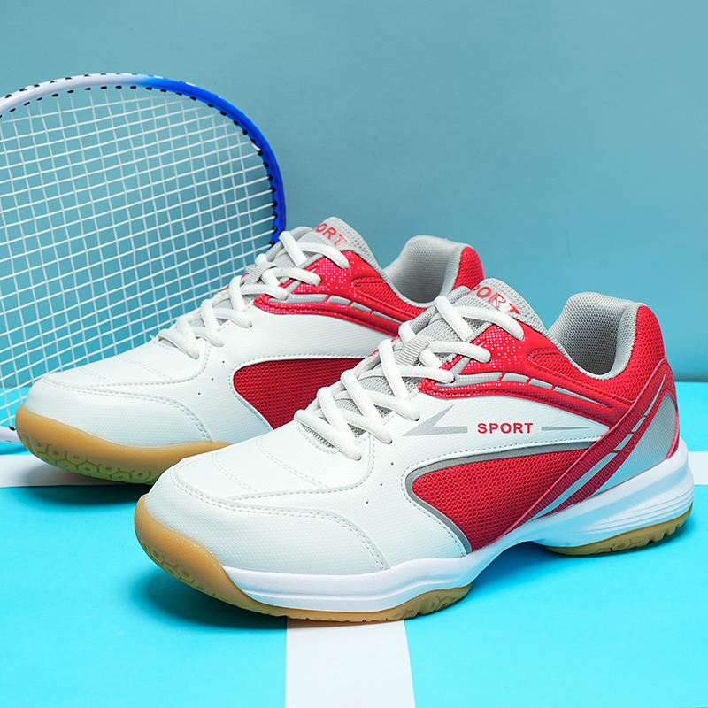 Ultra-Light Men's Women's Badminton Tennis Spring Volleyball Shoes Non-Slip Shock Absorption Breathable Features Summer Autumn
