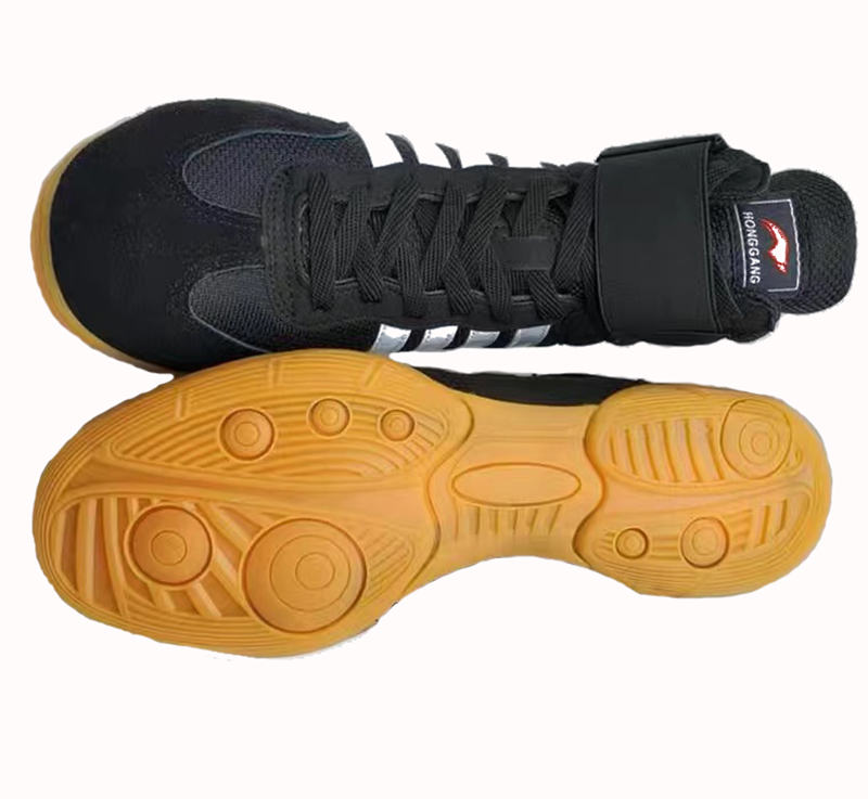 Hot Sale Factory Made Professional Custom Breathable Boxing Shoes High-top Wrestling Shoes