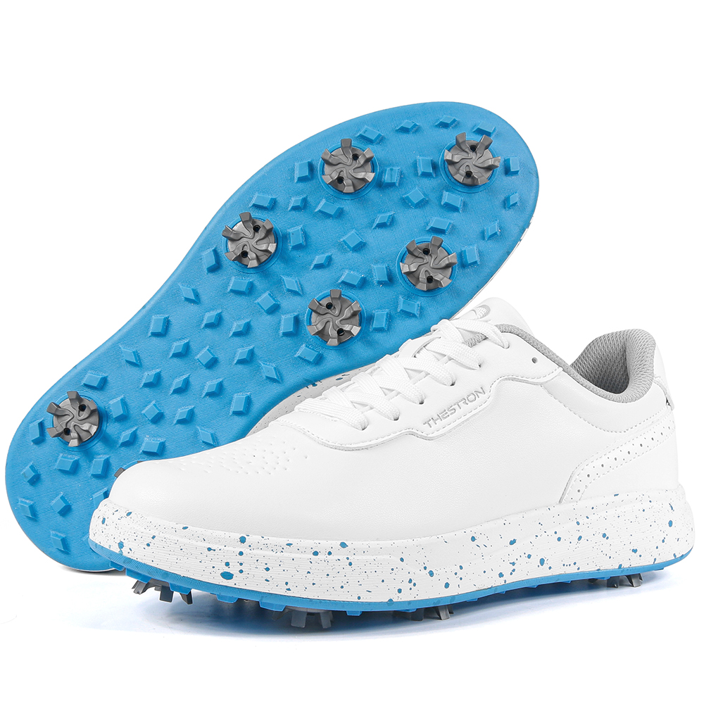 Men Golf Shoes Spiked Anti Slip Outdoor Sports Sneakers Professional Golf Footwear Big Size 39 48
