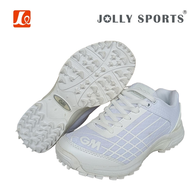 OEM/ODM Wholesale Men Cricket Shoes with Iron &amp; Rubber Spikes Breathable Anti Slip Professional Sports Training Sneakers