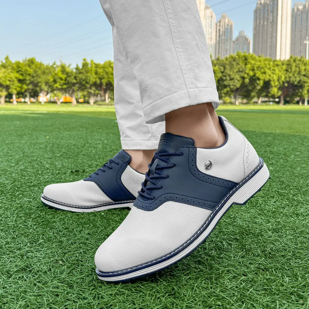 Custom Oem Water Proof Antiskid Stability Comfort Durability Grab the Nail Golf Shoes for Men