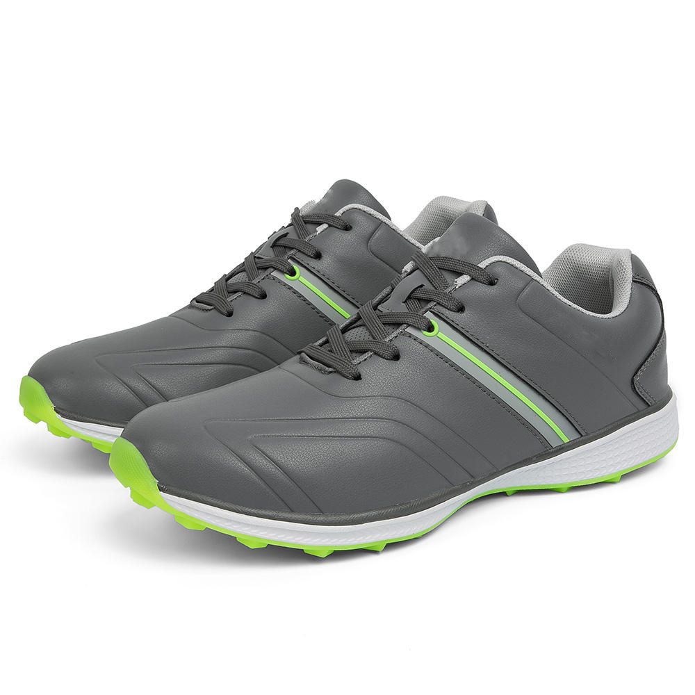 Synthetic Leather Men's Light Golf Shoes Men Badminton Footwear Outdoor Sports Customized Training Golfer