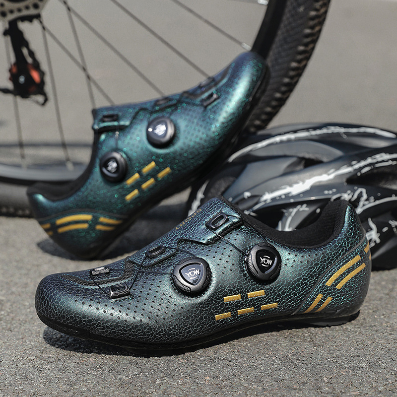 Road Cycling Shoes Bicycle Shoes Unisex Road Mountain Bike Lock Booster Hard Bottom Cycling Shoes Road Bike
